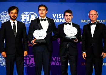 Condecoran a Alejandro Mauro como campeón del FIA NACAM Rally Championship 2024