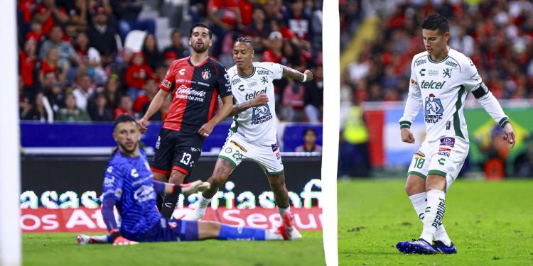 ¡Brilla James Rodríguez! Debuta con Club León y comanda triunfo sobre Atlas