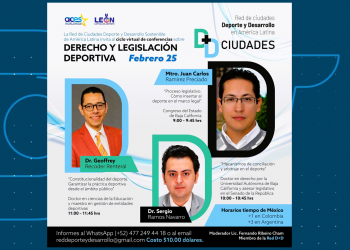 Listo el arranque del Ciclo Internacional de Conferencias sobre Legislación Deportiva