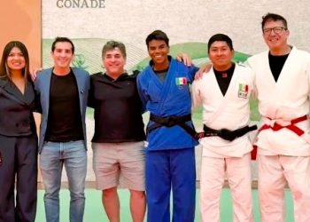 Rommel Pacheco, director de CONADE, visitó, en su entrenamiento, a la Selección Nacional de Judo
