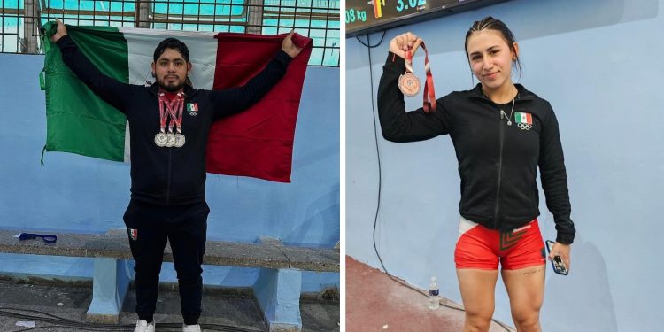 Guanajuatenses levantan la mano rumbo a Panamericanos Jr 2025 en halterofilia