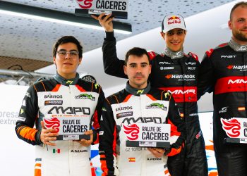 Alex Mauro logra el segundo lugar en el Rally de Cáceres