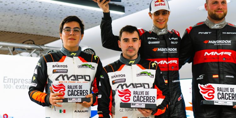 Alex Mauro logra el segundo lugar en el Rally de Cáceres