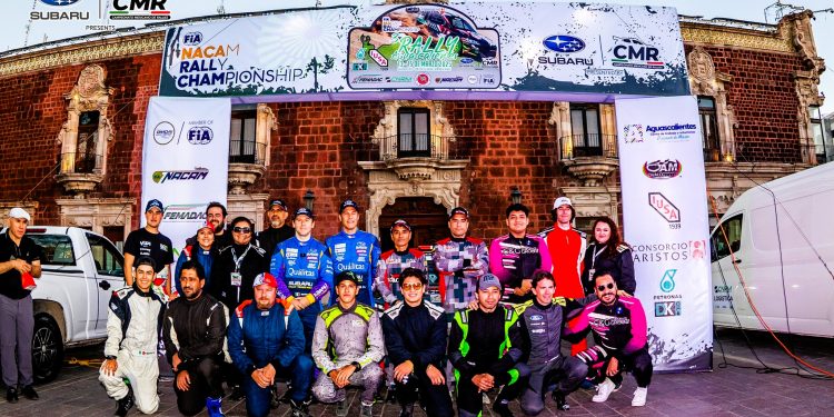 Resuena el rugido de los motores en el arranque del 3er. Rally Aguascalientes 2025