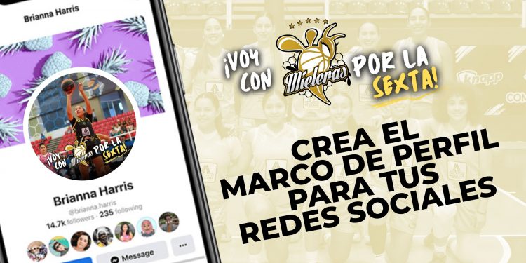 Crea tu marco de perfil para apoyar a Mieleras de Guanajuato