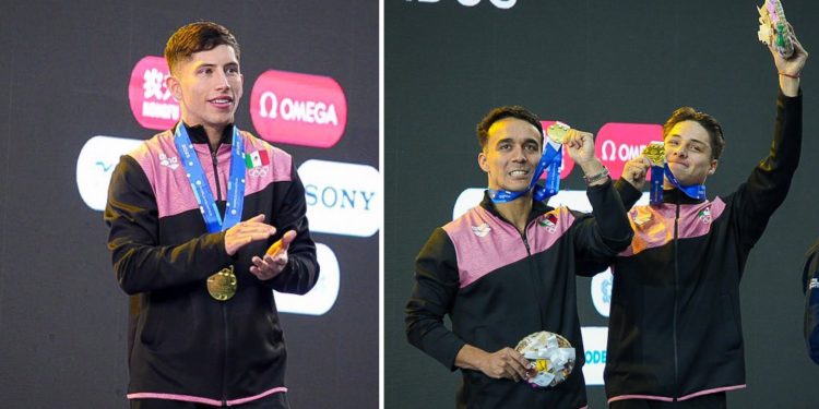 Randall Willars y la dupla Juan Celaya-Osmar Olvera bañan en oro a México en Mundial de Clavados