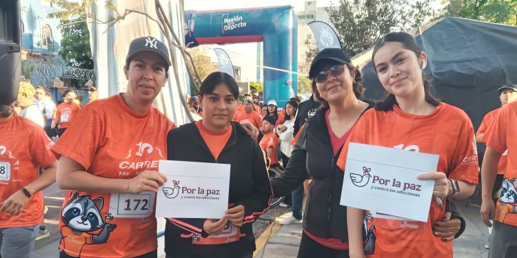 Guanajuato primer lugar en la “Carrera por la Paz y contra las Adicciones” con más de 24 mil participantes