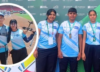 Arqueros celayenses obtienen medallas de bronce en la Copa Presidente 2025