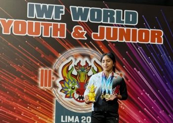¡Histórica! Kelly López, flamante campeona del mundo juvenil en halterofilia