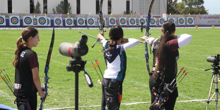Entra en acción selección guanajuatense de tiro con arco en la Olimpiada Nacional