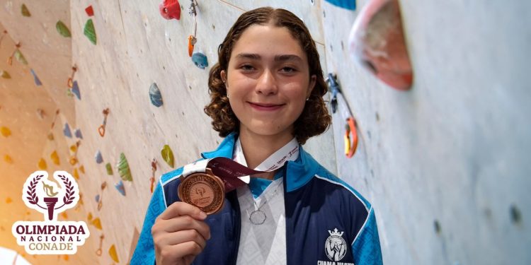 Julia Ramírez logra bronce para Guanajuato en escalada deportiva en la Olimpiada Nacional 2025