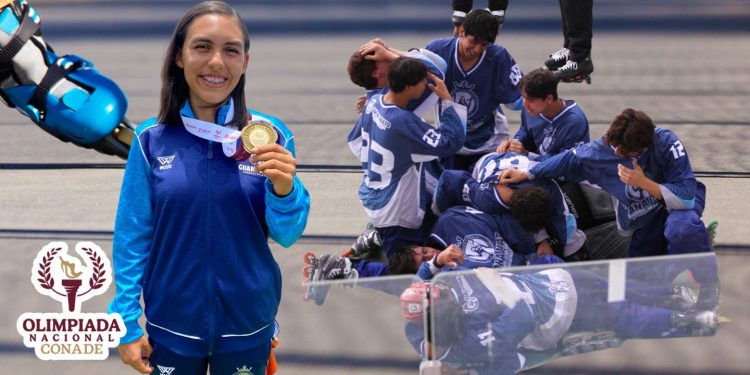 Guanajuato se viste de oro en patinaje sobre ruedas en la Olimpiada Nacional 2025