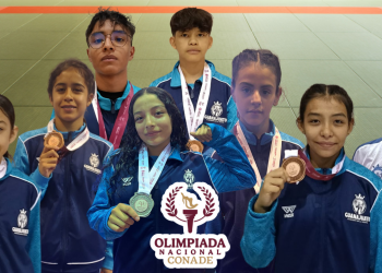 Guanajuato supera su récord en luchas asociadas con ocho medallas en la Olimpiada Nacional 2025