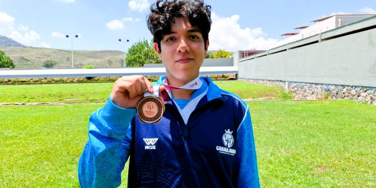 Josué Piñón conquista el bronce para Guanajuato en tiro deportivo