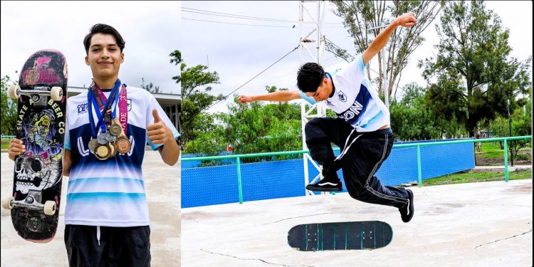 Joven skater leonés representará a México en los Juegos Panamericanos Junior