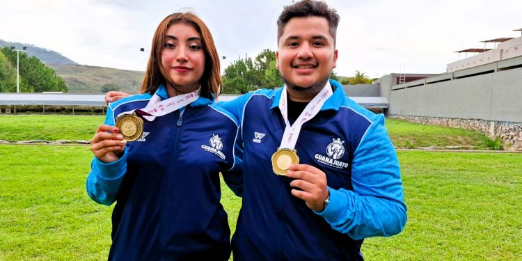 Tiradores guanajuatenses conquistan oro y plata en la Olimpiada Nacional