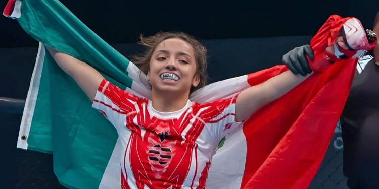 Guanajuatense Kendra Jacinto sube al podio en el Campeonato Mundial de Artes Marciales Mixtas en Abu Dhabi