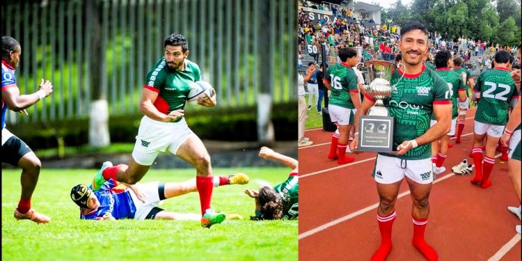 El celayense Víctor Oliva se corona campeón con la Selección Mexicana de Rugby