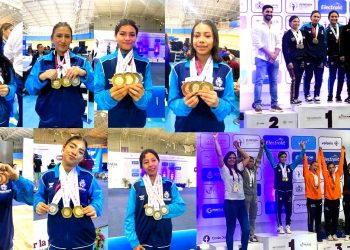 Equipo femenil de halterofilia de Guanajuato cosecha 20 medallas en primer día de Olimpiada Nacional