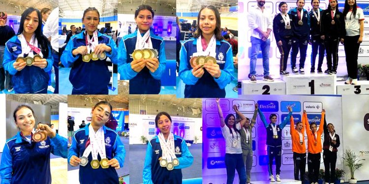Equipo femenil de halterofilia de Guanajuato cosecha 20 medallas en primer día de Olimpiada Nacional