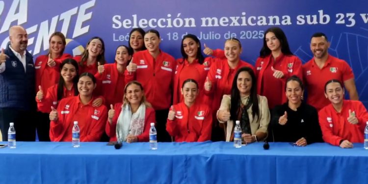 Guanajuato recibe la Gira por la Gente con la Selección Nacional Sub-23 de Voleibol Femenil