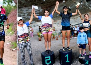 Jair Zárate Rangel y Xóchitl Elizabeth Espino triunfan en la Carrera Tradicional por el Día de la Cueva