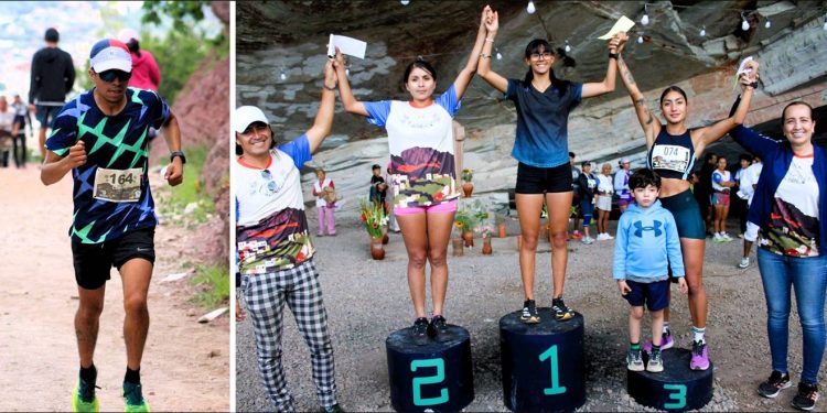 Jair Zárate Rangel y Xóchitl Elizabeth Espino triunfan en la Carrera Tradicional por el Día de la Cueva