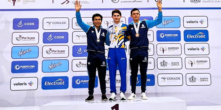 Andrés Segura suma tres medallas para Guanajuato en ciclismo de la Olimpiada Nacional 2025