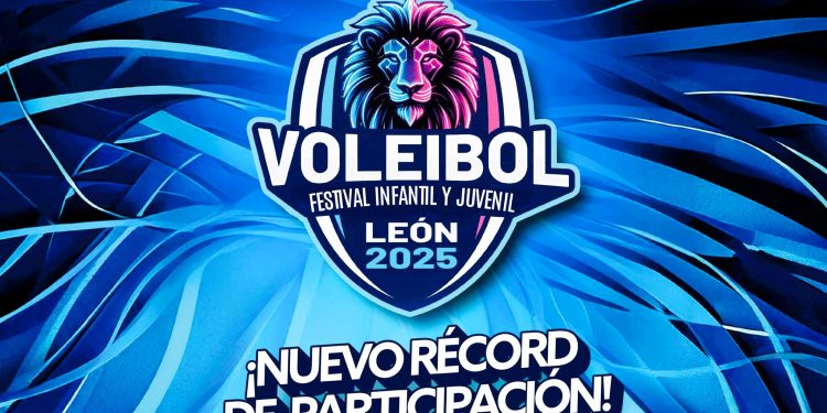 Con récord de participación, León se alista para el Festival Nacional Infantil y Juvenil de Voleibol 2025