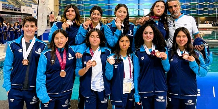 Equipo de waterpolo de Guanajuato conquista el bronce en categoría infantil mayor en ON 2025