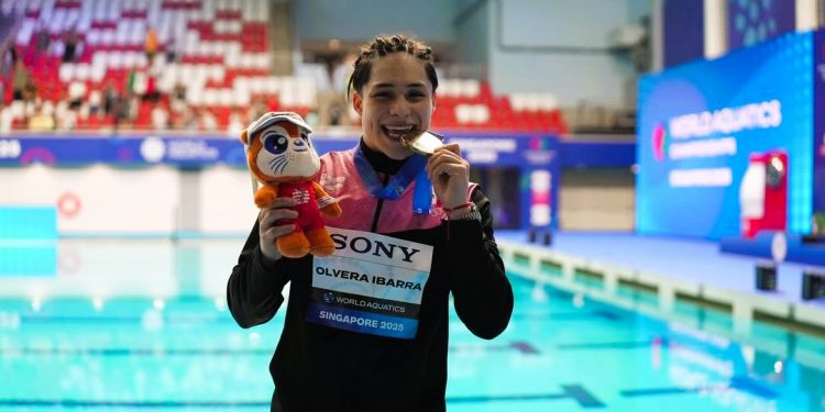 ¡Historia pura! Osmar Olvera se baña de oro en Mundial de Deportes Acuáticos 2025