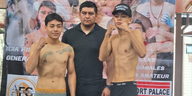 Cumplen pugilistas con la báscula y se declaran listos para la función Talento Leonés V