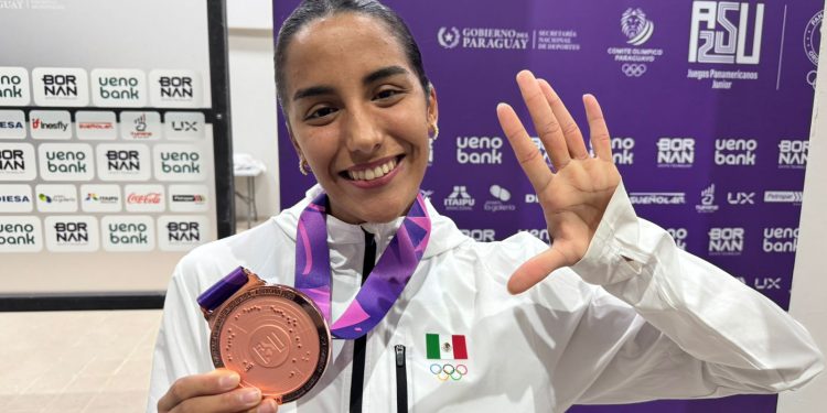 Celia Pulido, máxima medallista mexicana al momento en Asunción 2025