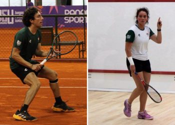 Asunción 2025: Avanzan Mauricio Schtulmann y Mariana Narváez en tenis y squash