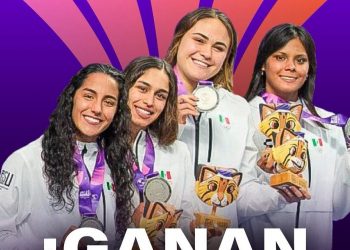 Plata para México en relevos 4×100 con la guanajuatense Celia Pulido