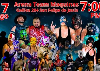 La Arena Team Máquinas celebra su primer aniversario con gran función de lucha libre