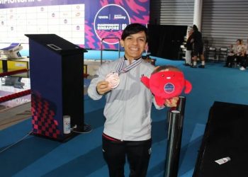 Jesús Gutiérrez suma su segunda medalla en el Mundial de Paranatación Singapur 2025