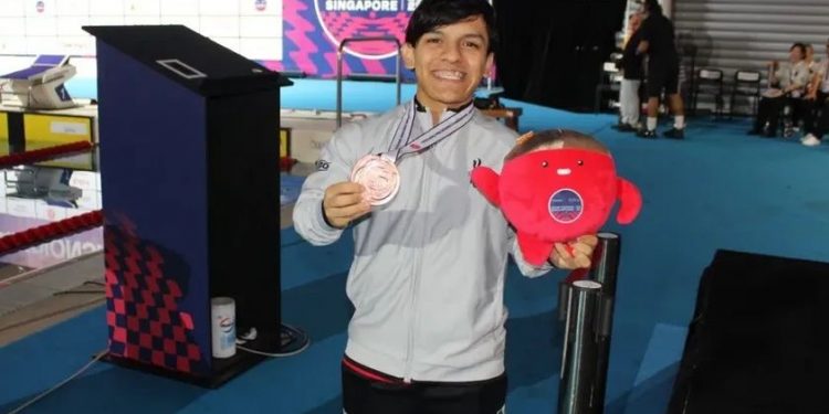 Jesús Gutiérrez suma su segunda medalla en el Mundial de Paranatación Singapur 2025