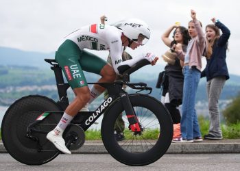 Isaac Del Toro logra quinto lugar en su debut mundialista senior Kigali 2025