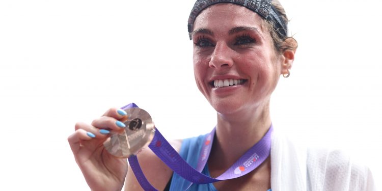 Julia Paternain, la guanajuatense que ganó bronce para Uruguay en Mundial de Atletismo