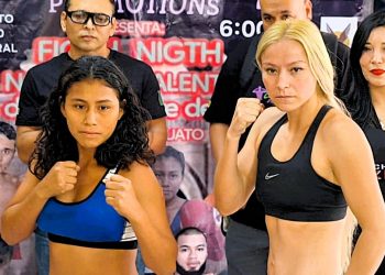 Pesaje exitoso para la función de box «Noche de Talentos» de Chaval BJX Promotions