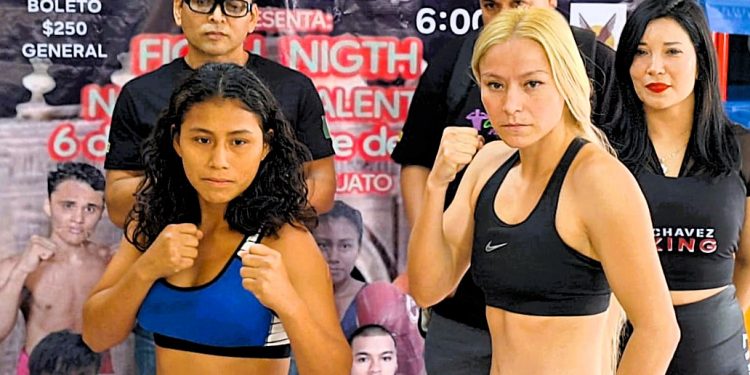 Pesaje exitoso para la función de box «Noche de Talentos» de Chaval BJX Promotions