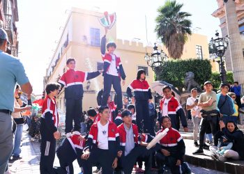 Guanajuato Capital conmemora 115 años de la Revolución Mexicana con desfile cívico-deportivo