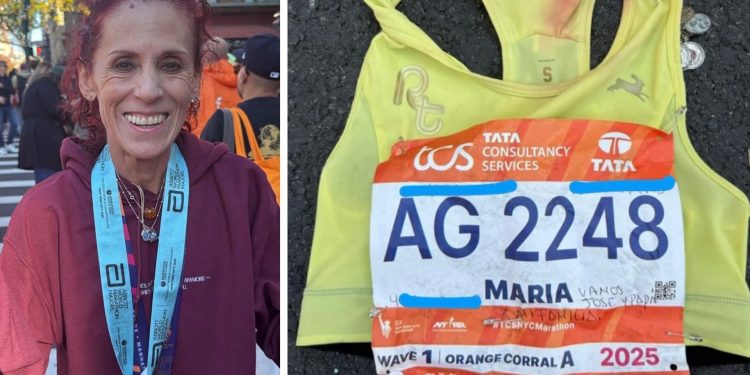 Regina Yamín gana su categoría en el Maratón Nueva York 2025