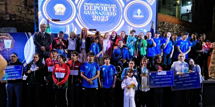 Guanajuato Capital premia a sus deportistas destacados y celebra su mejor año en la historia reciente