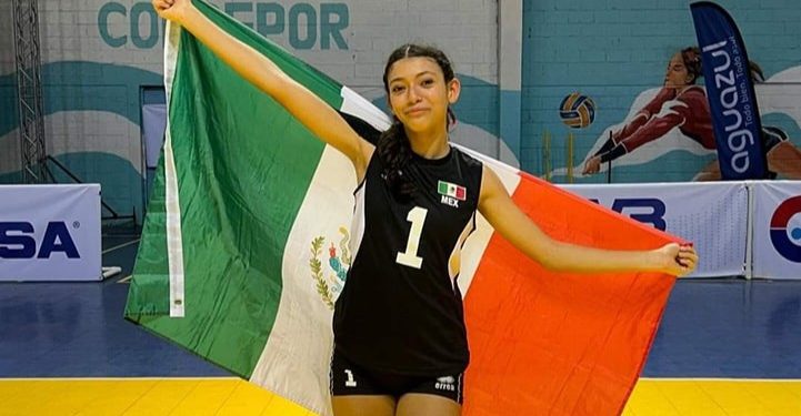 La seleccionada mexicana Sub 17 Kimberly Rosales, nueva jugadora de Freseras Voleibol