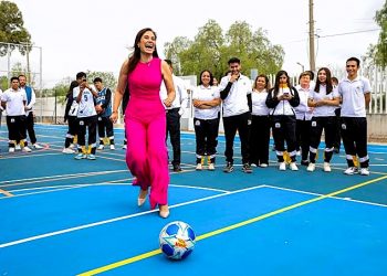 Inauguran cancha de usos múltiples en el CESEE con inversión de 2.2 millones de pesos