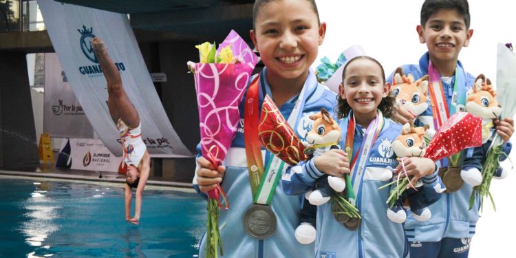 Guanajuato arranca con todo los clavados infantiles de la Olimpiada Nacional 2026