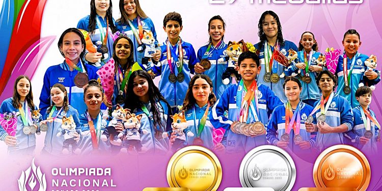 Clavadistas conquistan 27 medallas y ponen en alto al estado de Guanajuato