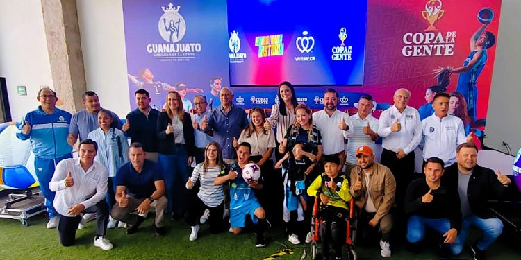 Copa de la Gente 2026 arranca en Guanajuato con inclusión, familia y deporte para todos